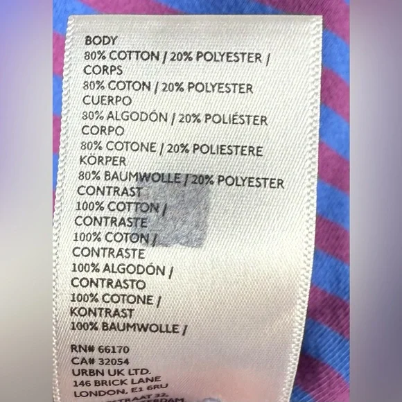 Free People We The Free Classic Striped Oversized Crewneck Blue Combo Size Small - Picture 6 of 10